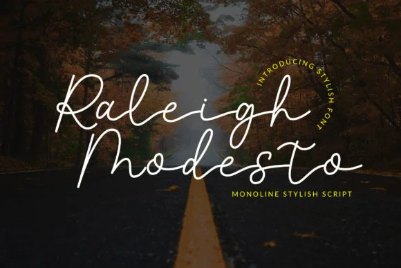 Raleigh Modesto Font by ahweproject — Script Handwritten Font
