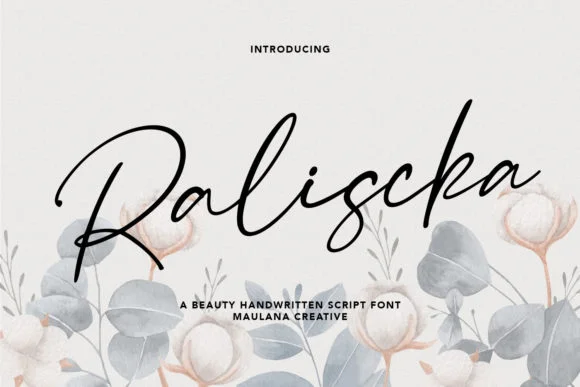 Raliscka Font by Maulana Creative — Script Handwritten Font
