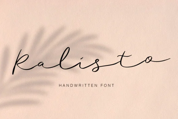 Ralisto Font by Sigit Dwipa — Script Handwritten Font