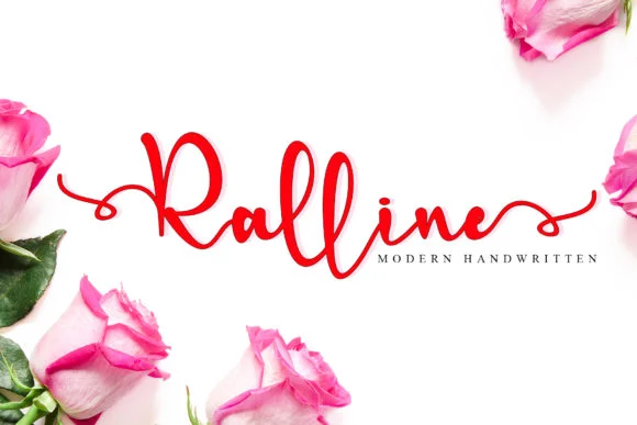 Ralline Font by Arkrist Letter Studio by Arkrist Letter Studio — Script Handwritten Font