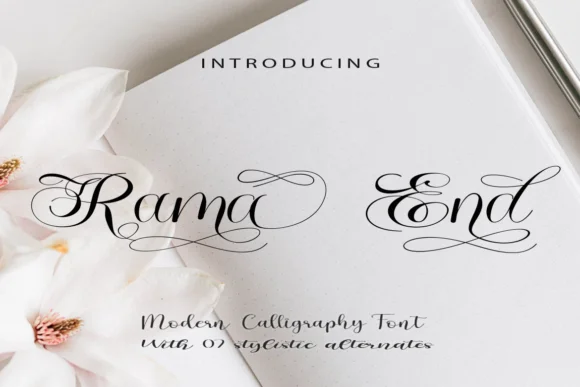 Rama End Font by WinType — Script Handwritten Font