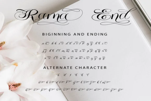 Rama End Font by WinType — Script Handwritten Font — thumbnail 7