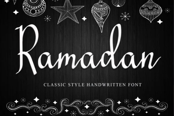 Ramadan Font by GiaLetter — Script Handwritten Font