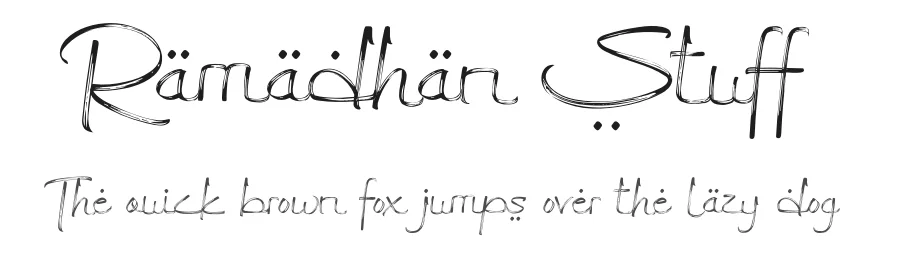 Ramadhan Stuff by 50Fox Studio — Decorative Font