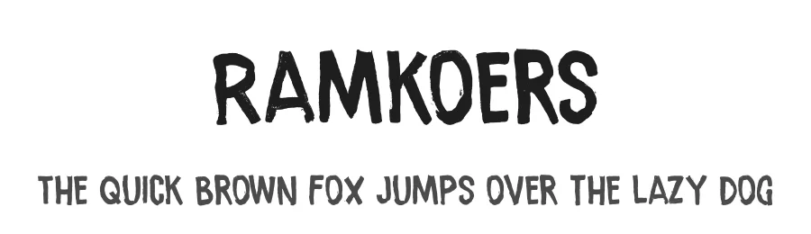 Ramkoers by Hanoded — Decorative Font