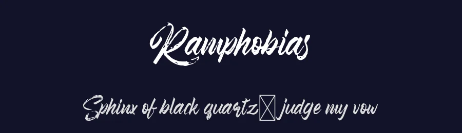 Ramphobias by Kotak Kuning Studio — Script Handwritten Font — thumbnail 2