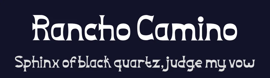 Rancho Camino by PutraCetol Studio — Decorative Font — thumbnail 2