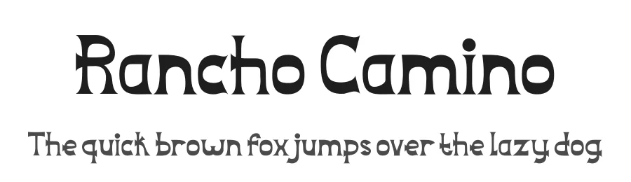 Rancho Camino by PutraCetol Studio — Decorative Font