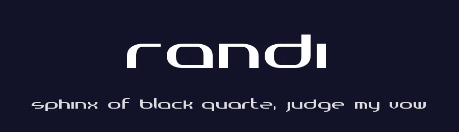 Randi by Beyond Design — Display Font — thumbnail 2