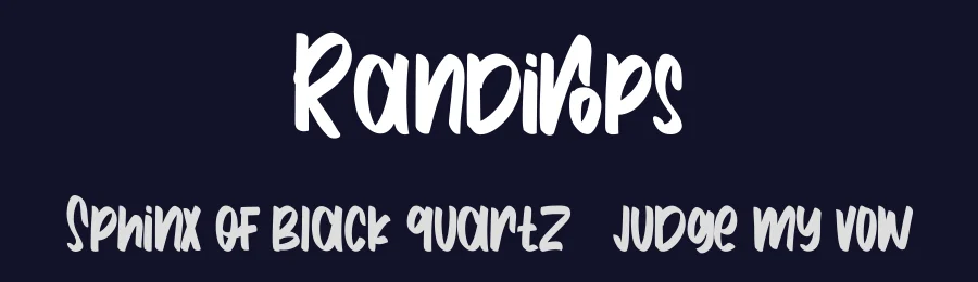 Randirops by Maulana Creative — Script Handwritten Font — thumbnail 2