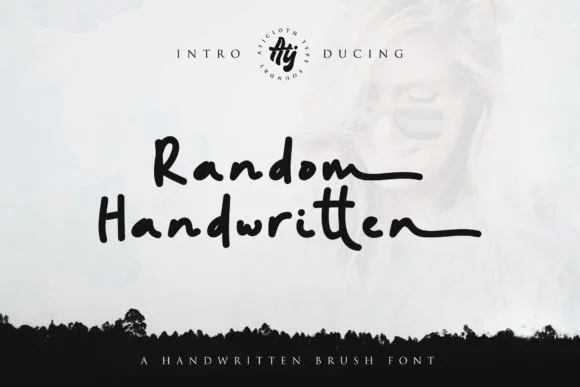 Random Handwritten Font by Atjcloth Studio — Script Handwritten Font