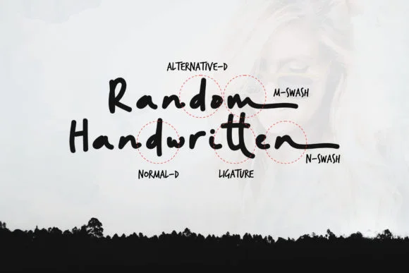 Random Handwritten Font by Atjcloth Studio — Script Handwritten Font — thumbnail 3