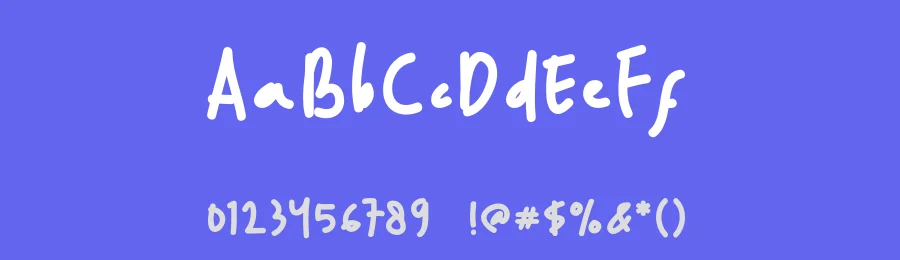 Random Handwritten by Atj — Script Handwritten Font — thumbnail 3