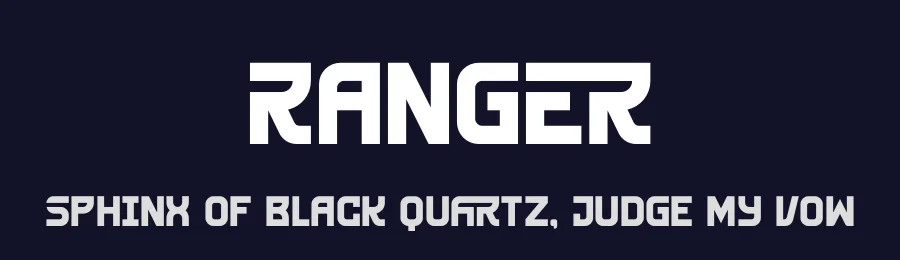 Ranger by Storytype Studio — Display Font — thumbnail 2