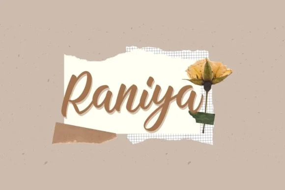 Raniya Font by Fivetype — Script Handwritten Font
