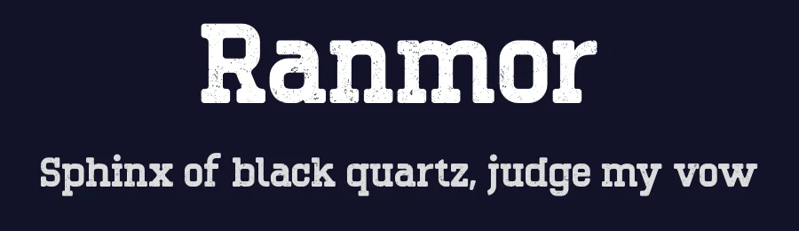 Ranmor by Arterfak Project — Decorative Font — thumbnail 2