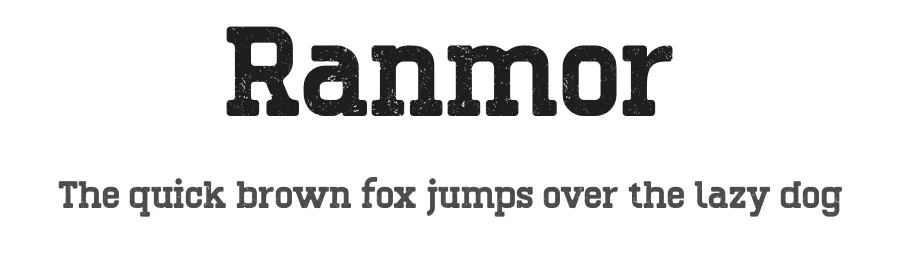 Ranmor by Arterfak Project — Decorative Font