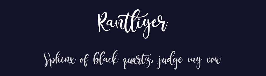 Rantliyer by StringLabs Creative Studio — Script Handwritten Font — thumbnail 2