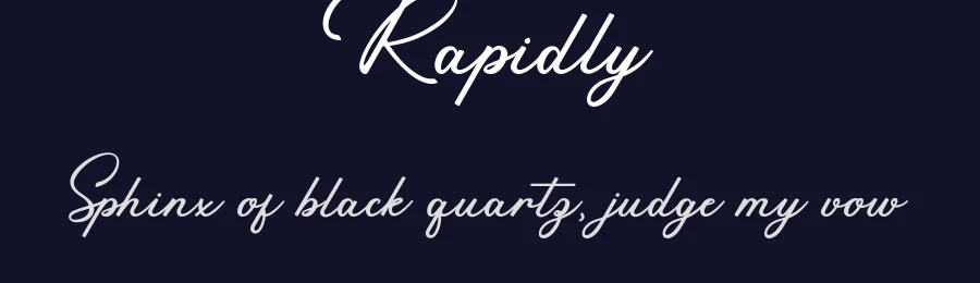 Rapidly by RGB Studio — Script Handwritten Font — thumbnail 2