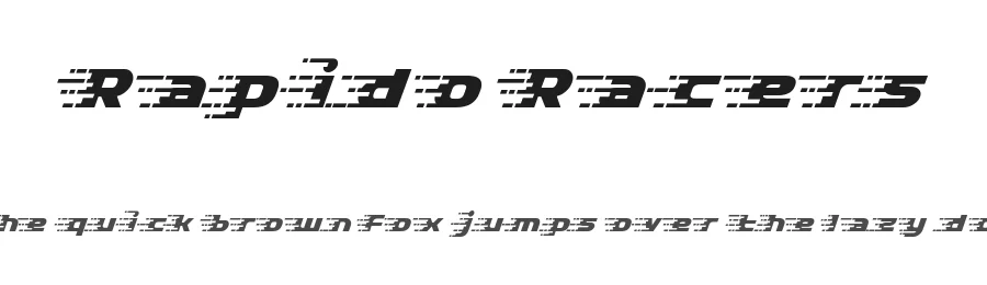 Rapido Racers by PutraCetol Studio — Display Font