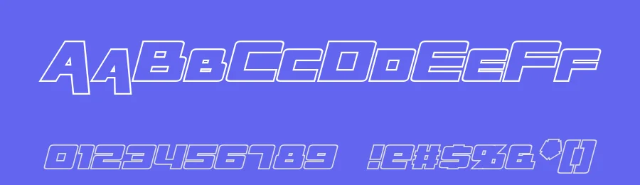 Rapier Zero by Pixel Sagas — Display Font — thumbnail 3