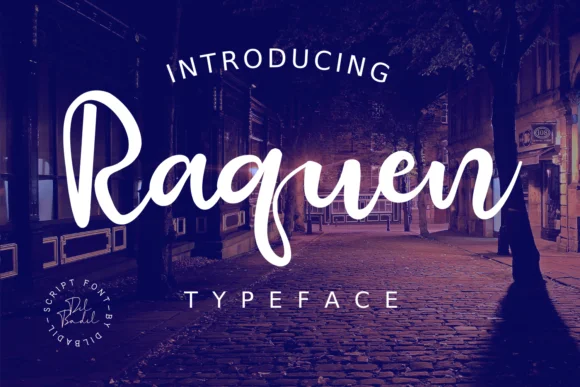 Raquen Font by dilbadil — Script Handwritten Font