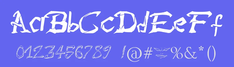 Raslani Âmes Brisées by Raslani Shaashimov — Decorative Font — thumbnail 3