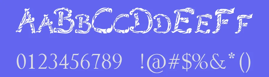 Raslani Tribal by Raslani Shaashimov — Decorative Font — thumbnail 3