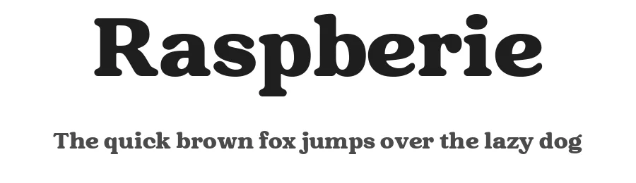 Raspberie by Variatype — Decorative Font