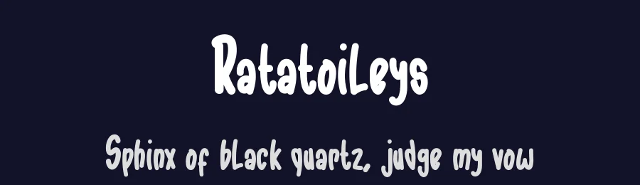Ratatoileys by Rometheme Std — Script Handwritten Font — thumbnail 2