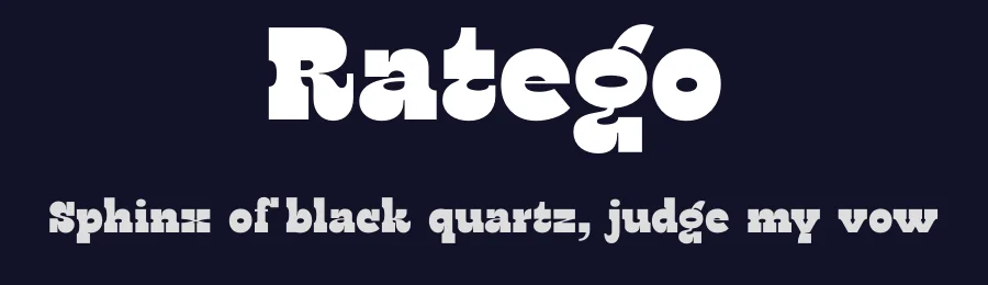 Ratego by RantautypeStudio — Decorative Font — thumbnail 2