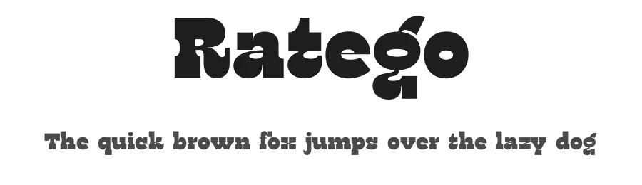 Ratego by RantautypeStudio — Decorative Font