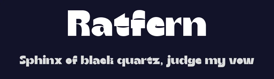 Ratfern by Muksal Creative — Sans Serif Font — thumbnail 2