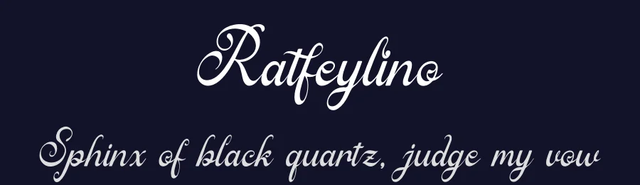 Ratfeylino by Denustudios — Script Handwritten Font — thumbnail 2