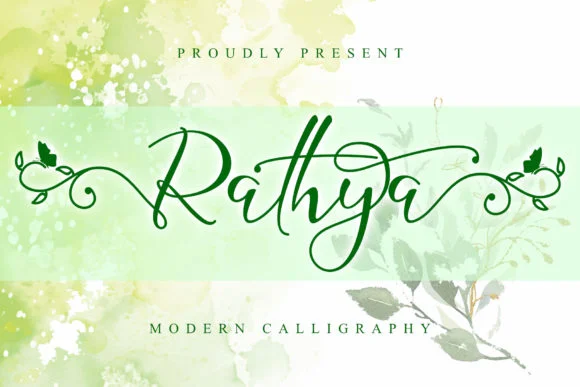 Rathya Font by andreyfontdesign — Script Handwritten Font