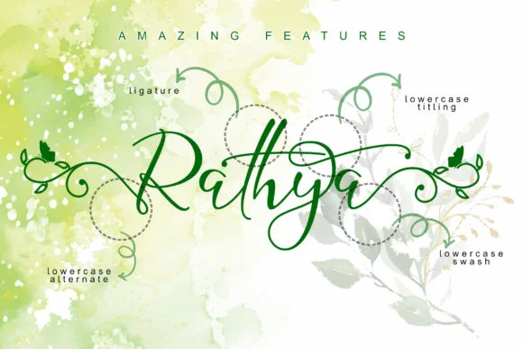 Rathya Font by andreyfontdesign — Script Handwritten Font — thumbnail 7