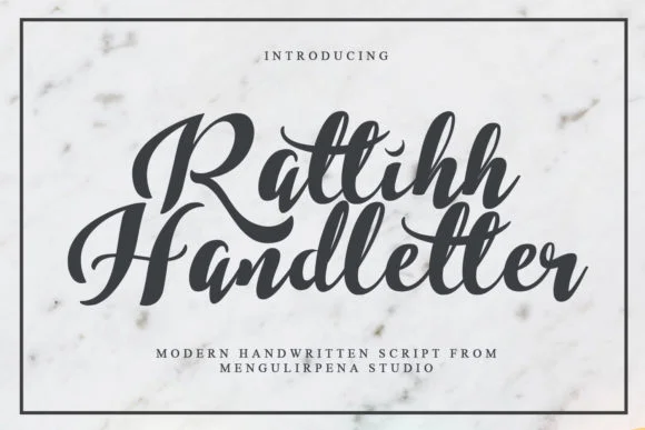 Rattihh Script Font by MengulirPena — Script Handwritten Font