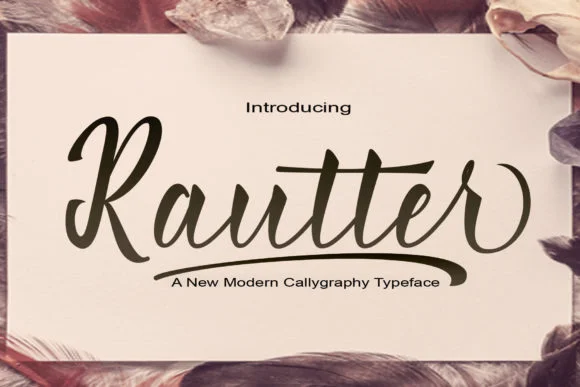 Rautter Font by JoeeCreative — Script Handwritten Font