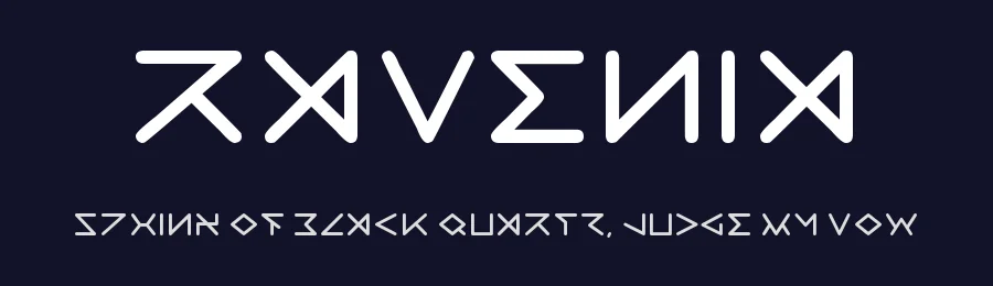 Ravenia by Ren Paga — Decorative Font — thumbnail 2