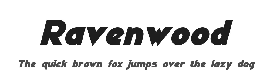 Ravenwood by Pixel Sagas — Sans Serif Font