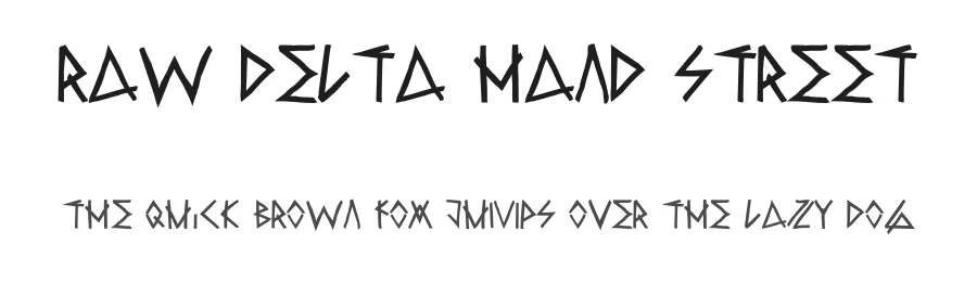 Raw Delta Hand Street