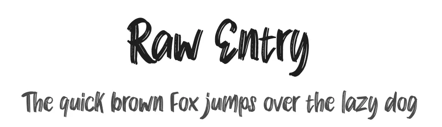 Raw Entry