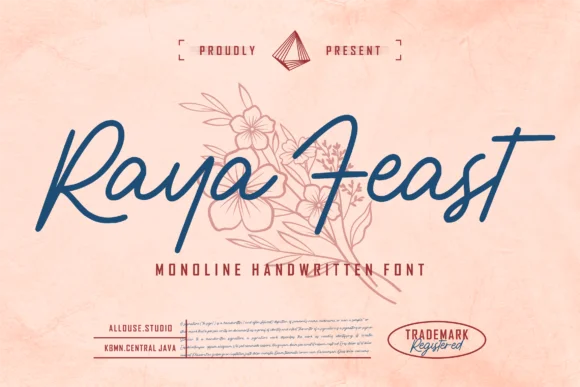Raya Feast Font by allouse.studio — Script Handwritten Font