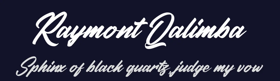 Raymont Qalimba by Perspectype Studio - Letterena.com — Script Handwritten Font — thumbnail 2