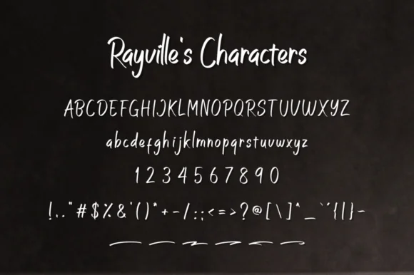 Rayville Font by Panrita Studio — Script Handwritten Font — thumbnail 2