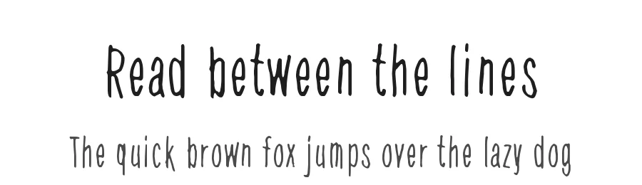 Read between the lines