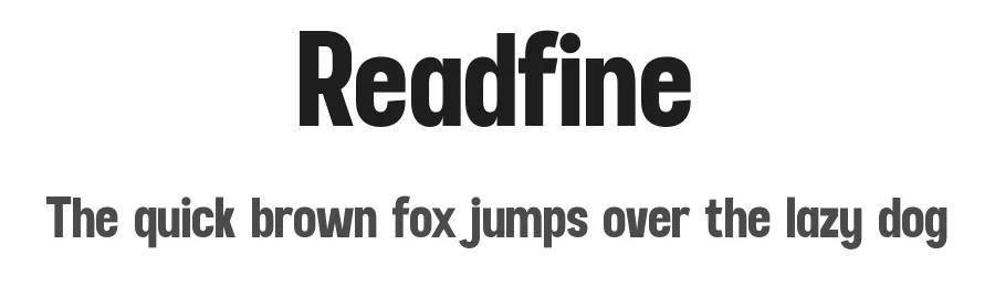 Readfine by Glyphminds Studios — Sans Serif Font