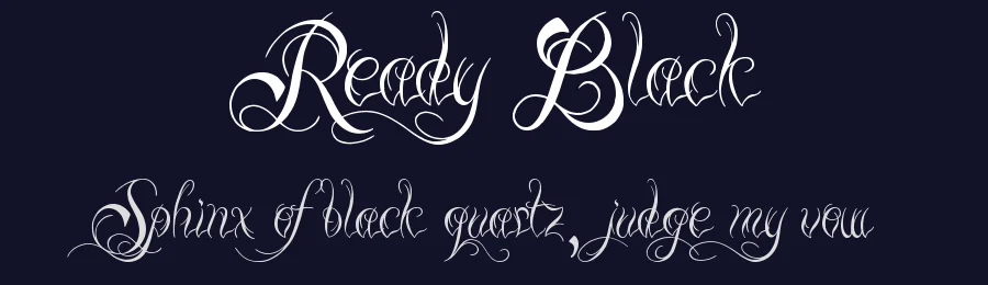 Ready Black by JSH creates — Script Handwritten Font — thumbnail 2
