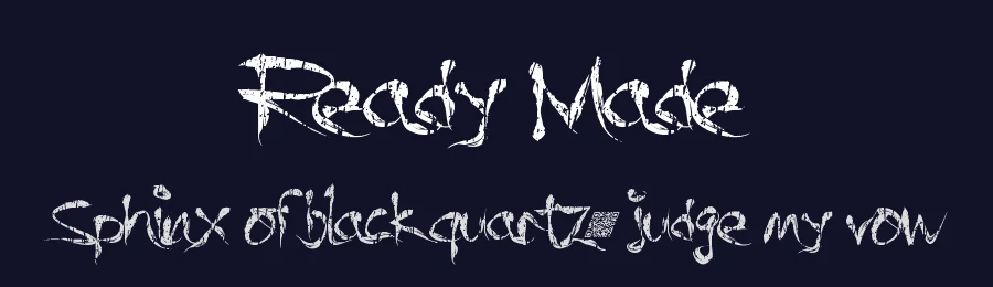 Ready Made by Xerographer Fonts — Script Handwritten Font — thumbnail 2