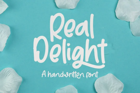Real Delight Font by akrtype — Script Handwritten Font